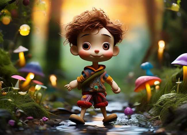 儿童故事《木偶奇遇记》，幼儿木偶奇遇记故事