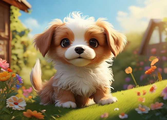 小狗的故事幼儿故事文字（小狗的故事幼儿故事文字图片）