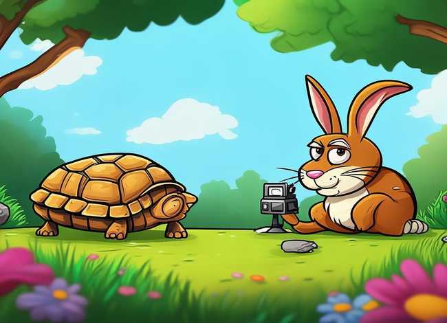 龟兔赛跑儿童故事（龟兔赛跑的故事 幼儿 视频播放）