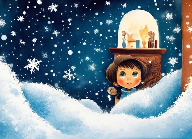 雪花的故事儿童；雪花的故事绘本