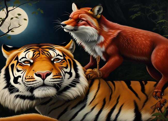 狐假虎威的视频故事视频、狐假虎威的故事视频表演节目