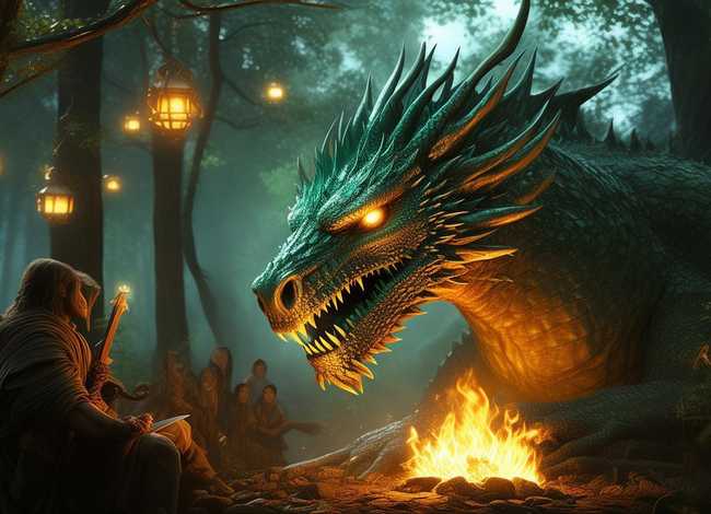 传奇故事绘画；传奇故事绘画图片