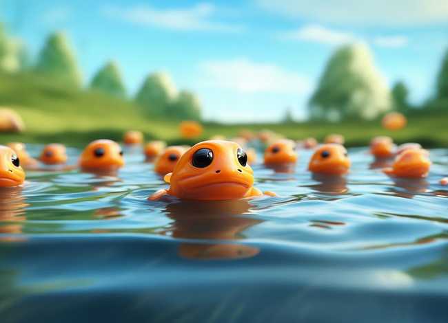 儿童故事小蝌蚪找妈妈绘本 - 幼儿绘本小蝌蚪找妈妈故事