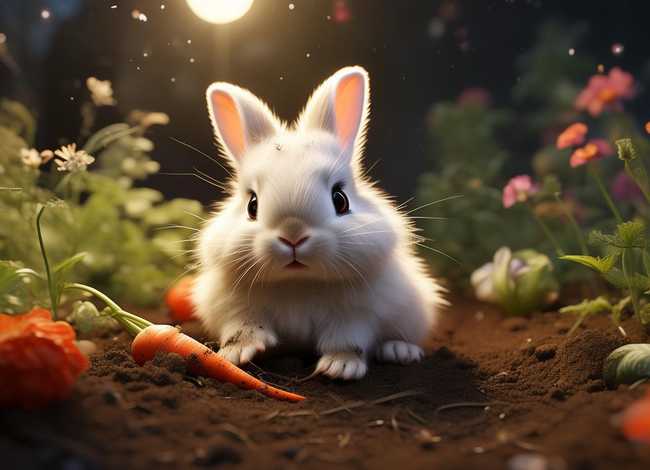 儿童睡前故事完整版小兔子拔萝卜 - 小兔子拔萝卜的睡前故事