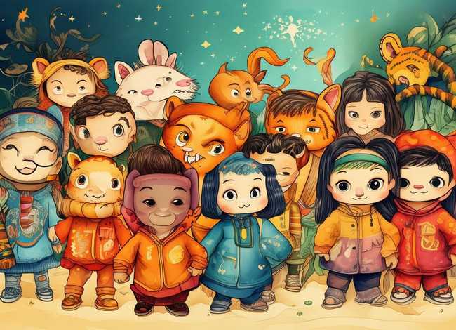 十二生肖儿童故事大全6-12岁 少儿故事十二生肖