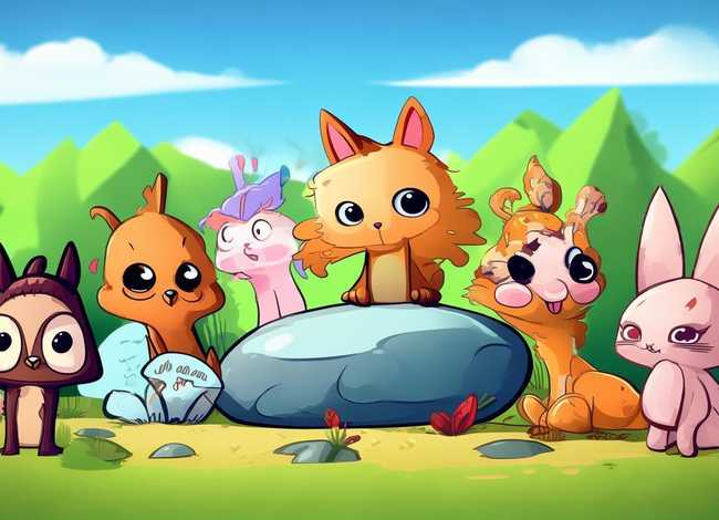 寓言故事儿童绘画作品，寓言故事绘画作品简单