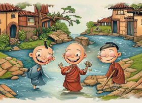 儿童故事三个和尚的故事、幼儿三个和尚的故事