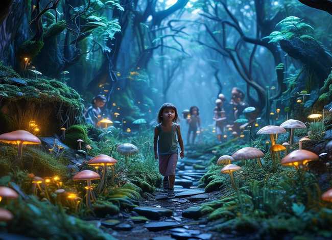 儿童地下森林故事 地下森林 故事