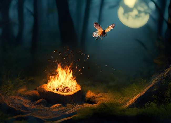 飞蛾扑火童话、飞蛾扑火童话作文300字