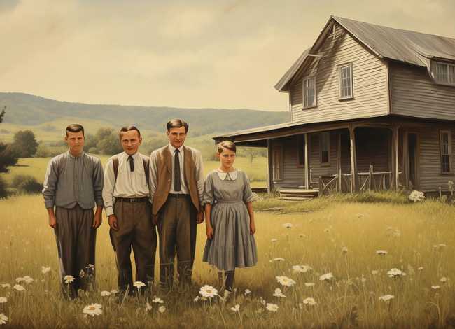 老照片的故事绘画；老照片的故事绘画怎么画