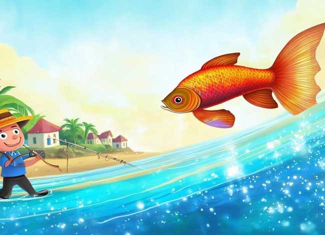 幼儿故事渔夫和金鱼的故事；幼儿故事渔夫和金鱼的故事视频