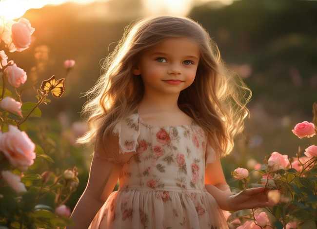 优雅的小女孩图片 - 优雅的小女孩图片大全