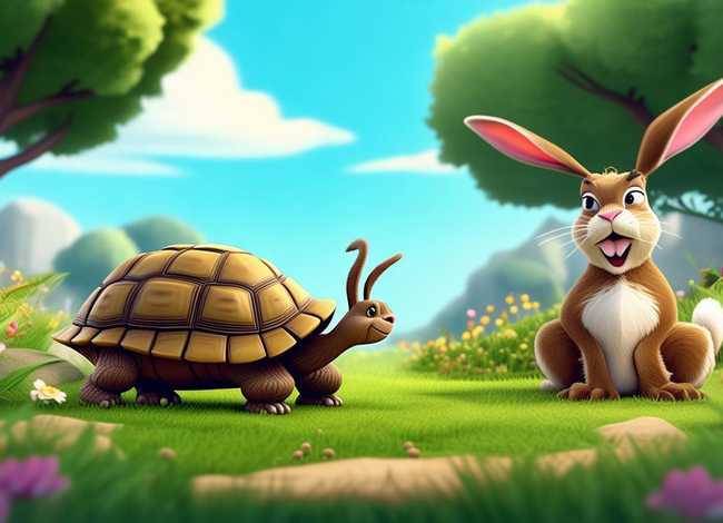 龟兔赛跑儿童故事（龟兔赛跑的故事 幼儿 视频播放）