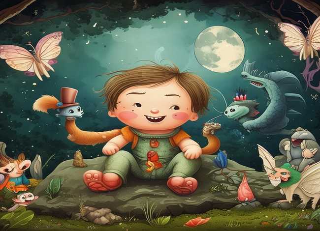 换牙的时候故事；故事换牙的时候插图