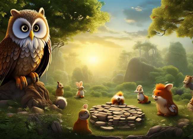 寓言故事的画、寓言故事的画画图片