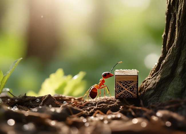 蚂蚁报恩故事、蚂蚁报恩故事盒子做法