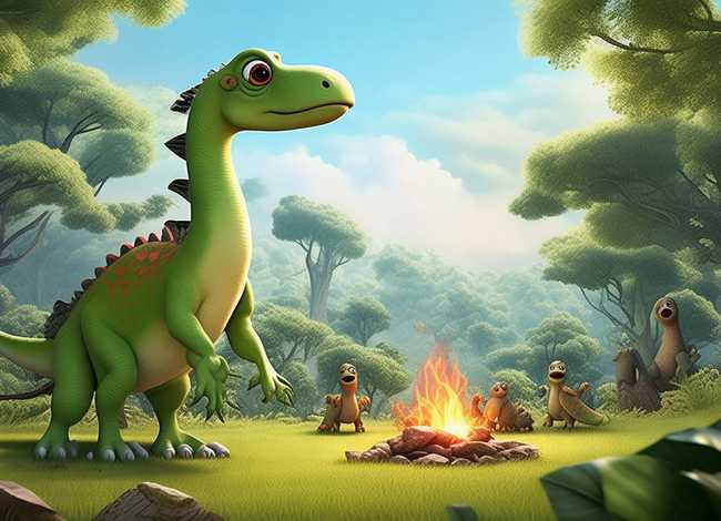 恐龙故事恐龙动画片 恐龙讲故事的动画片