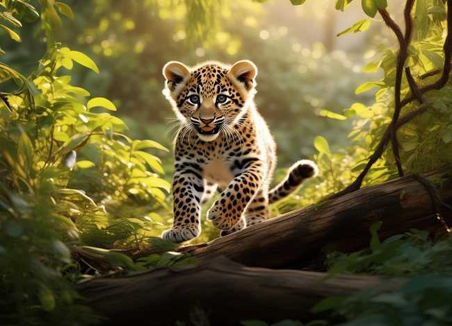 豹子小故事、关于小豹子的有趣故事 豹子小故事、关于小豹子的有趣故事