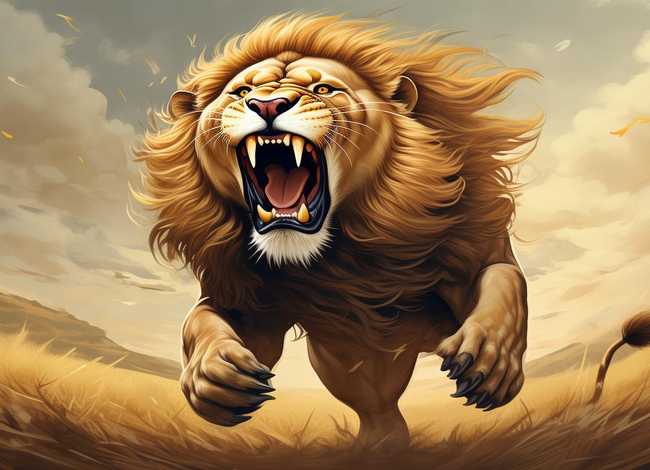 狮吼画 - 狮吼绘画