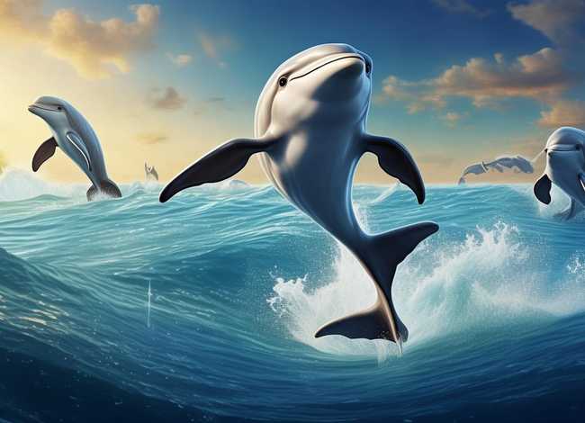 海豚的故事儿童动画片；来一个海豚的故事