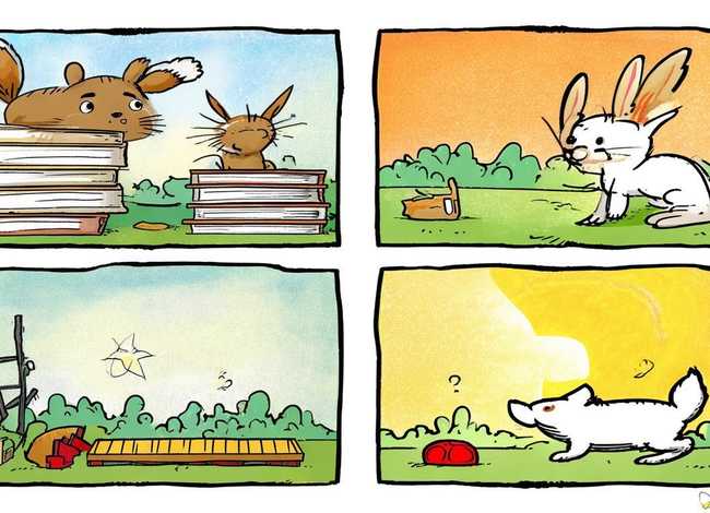 四格小故事图片简笔画（四格小故事图片简笔画大全）