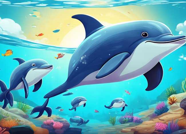 儿童绘本故事海豚、小海豚绘本故事