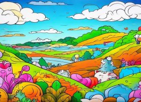儿童填色画 - 儿童填色画图片大全