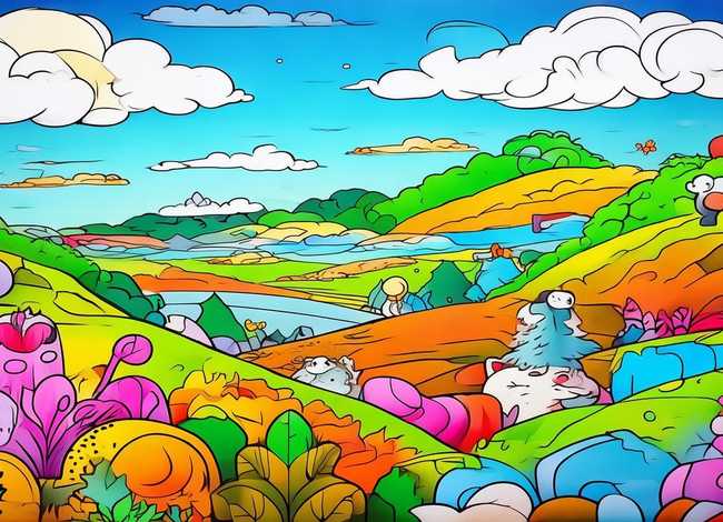 儿童填色画 - 儿童填色画图片大全