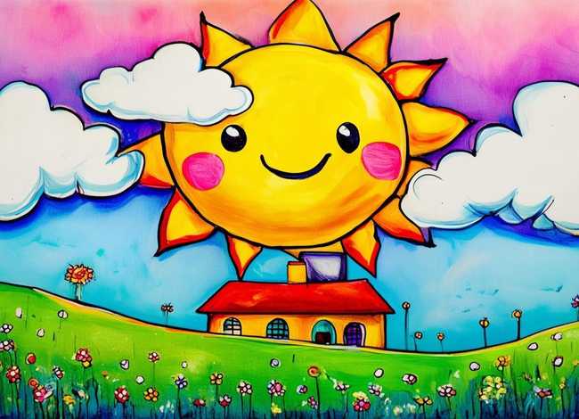 我的朋友儿童画 我的朋友儿童画简单