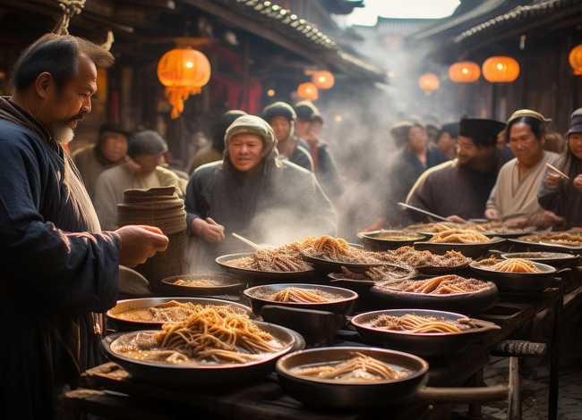 牛肉面的故事图片，牛肉面的历史故事由来和图片