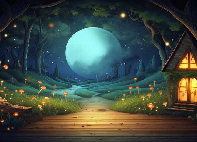 儿童睡前故事背景图 - 儿童睡前故事背景图片