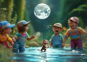 猴子捞月亮的故事幼儿、猴子捞月亮的故事幼儿园