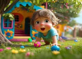 儿童皮球故事大全 幼儿故事皮球去哪了看图讲述