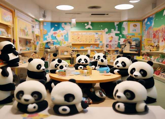 熊猫百货商店中班故事图片（熊猫的百货商店中班教案）