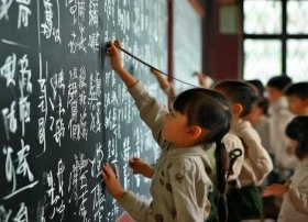 儿童故事楷书，儿童楷书书法作品