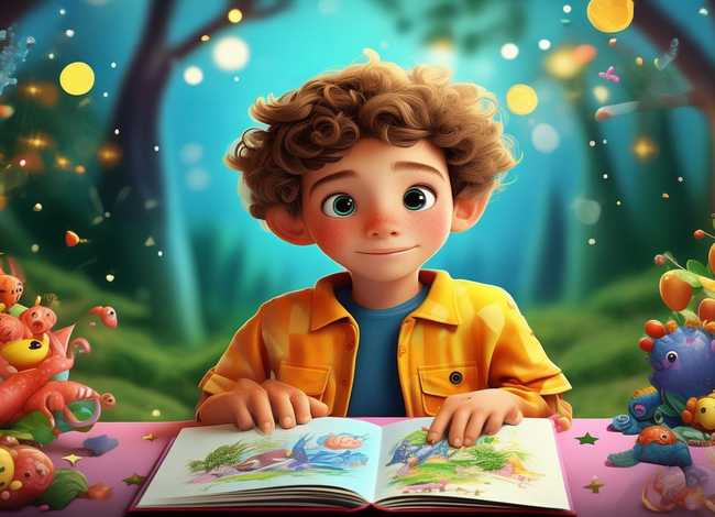小学生故事插画；小学生故事插画图片