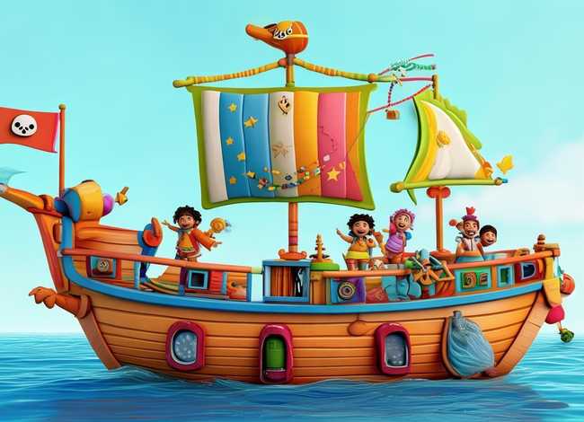 儿童版海盗船；儿童版海盗船图片