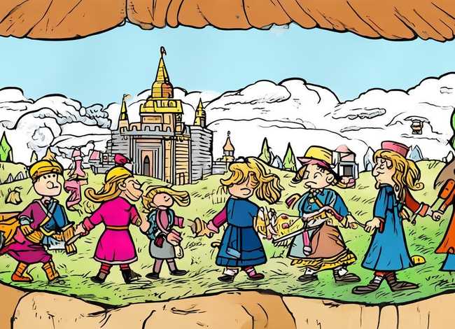 历史故事儿童绘画、历史故事绘画简笔画