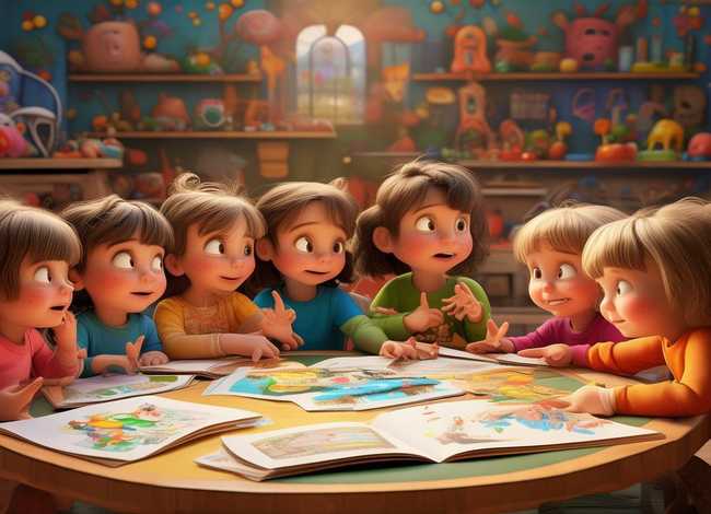 3-4岁儿童故事画 - 3到4岁幼儿故事