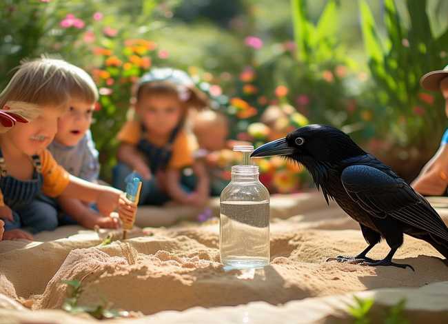 乌鸦喝水 的故事幼儿；乌鸦喝水 的故事幼儿园