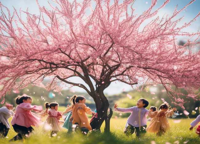 关于桃花的儿童诗歌（关于桃花的童谣儿歌）
