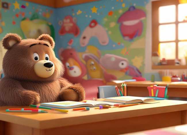 儿童故事贝贝上学，贝贝熊上学故事简介