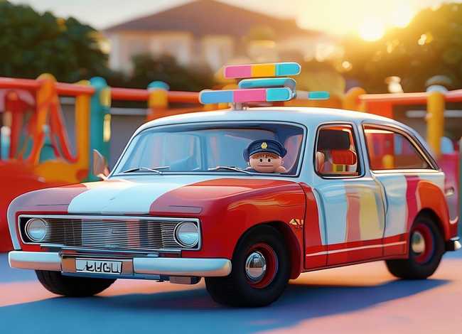 幼儿警车的故事 警车的故事 幼儿睡前