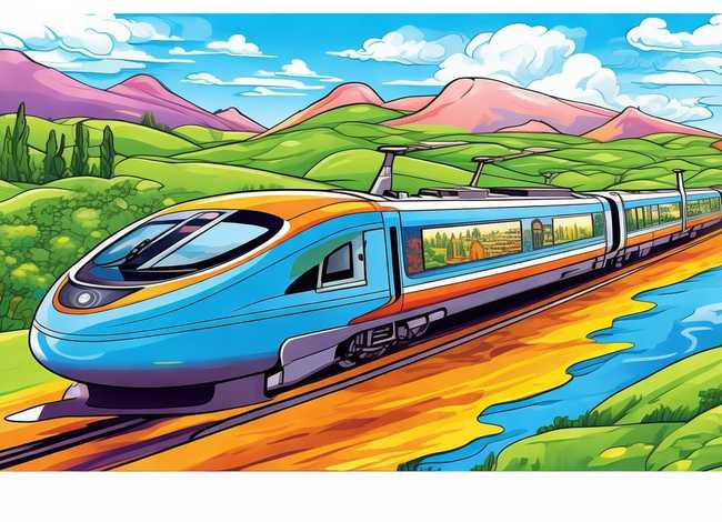 高铁的绘本故事，高铁的绘本故事怎么画