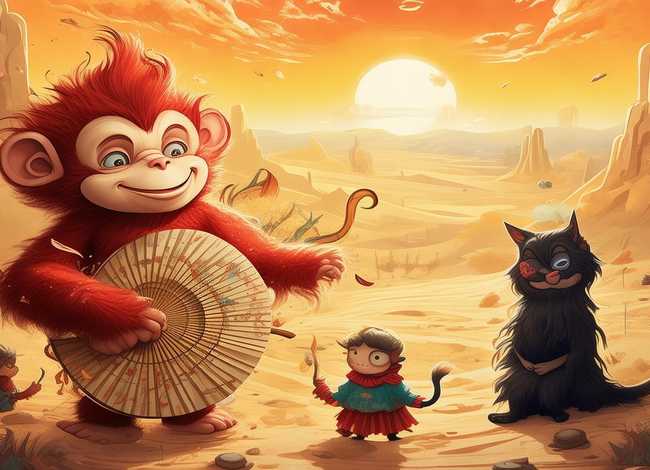 三借芭蕉扇儿童故事版西游记、猫小帅西游记故事三借芭蕉扇 三借芭蕉扇儿童故事版西游记、猫小帅西游记故事三借芭蕉扇