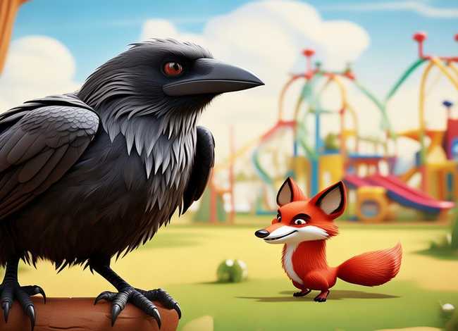 乌鸦和狐狸儿童故事幼儿园；乌鸦和狐狸的故事告诉幼儿什么道理
