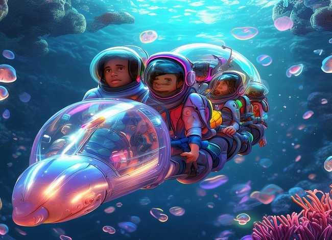 儿童故事海底小纵队故事 - 少儿故事海底小纵队