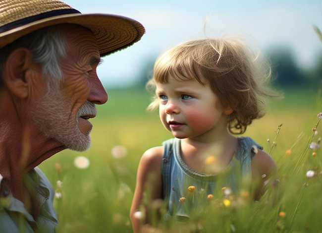 农村老人与儿童故事、农村老人的真实故事