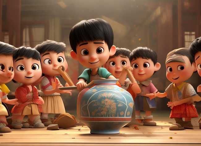 幼儿故事司马光砸缸视频（幼儿故事司马光砸缸视频教学）