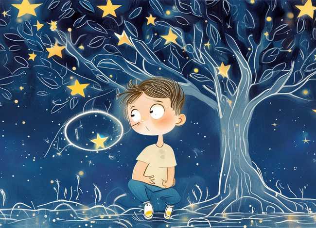 哲理儿童、哲理儿童插画